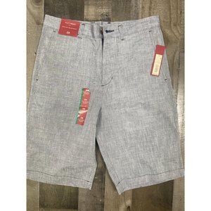 Mens shorts SZ 28 Flat Front Grey New with tags